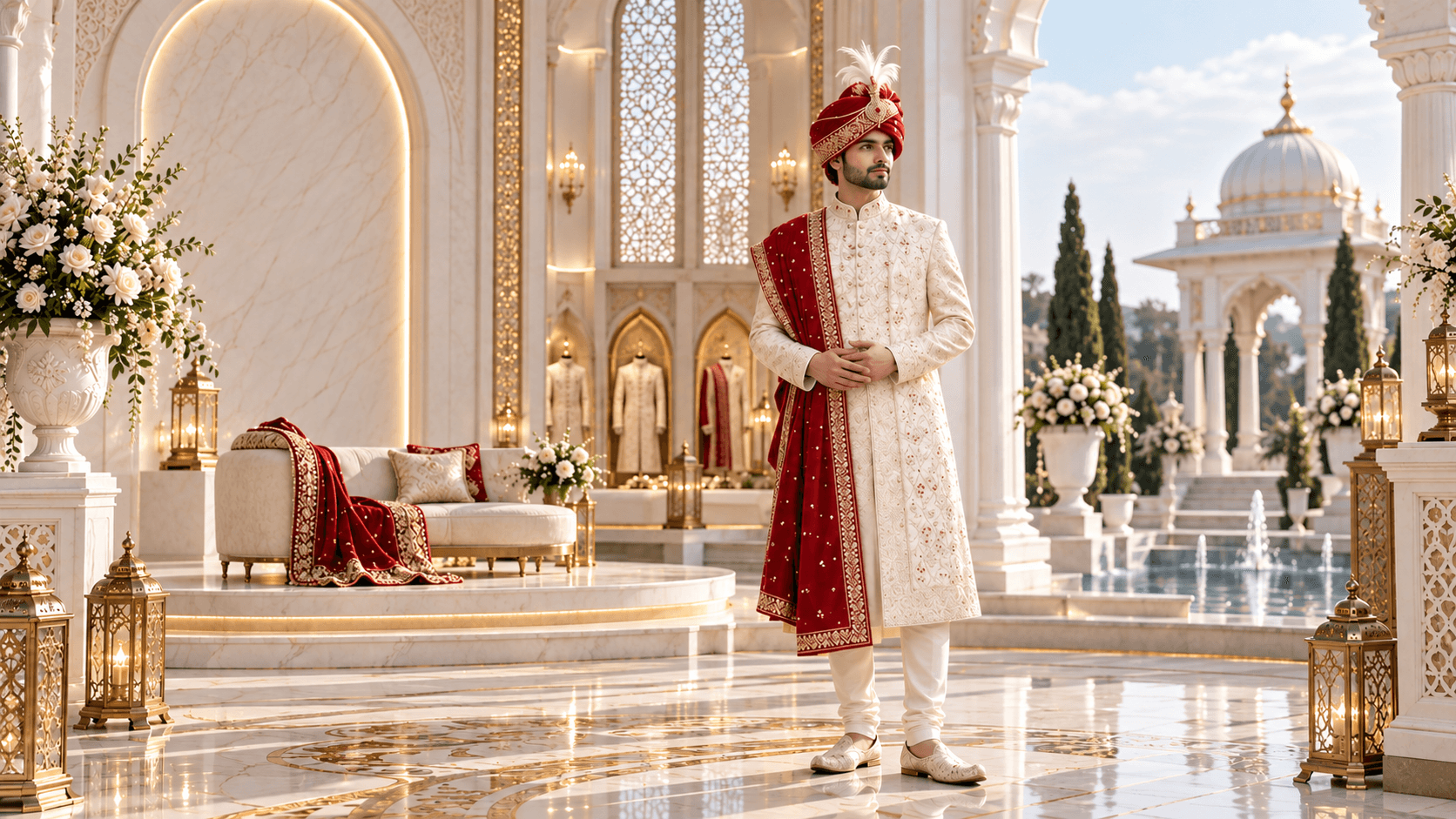 Menlywalk bespoke sherwani